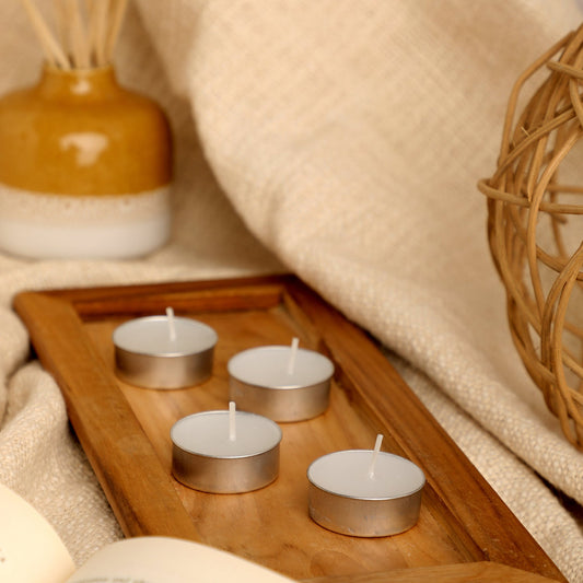 Pure Soy Wax T Lite Candles Unscented