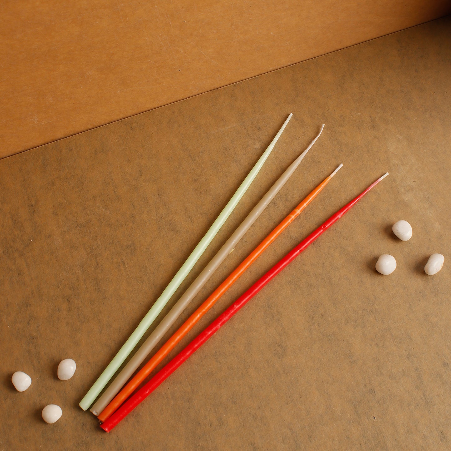 12 Dainty Multi colour  Candle Sticks