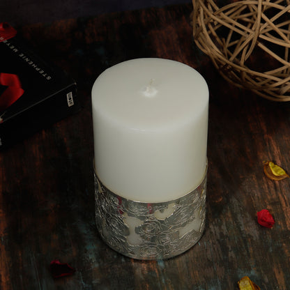 Metal Candle Ring Accessory & Candle