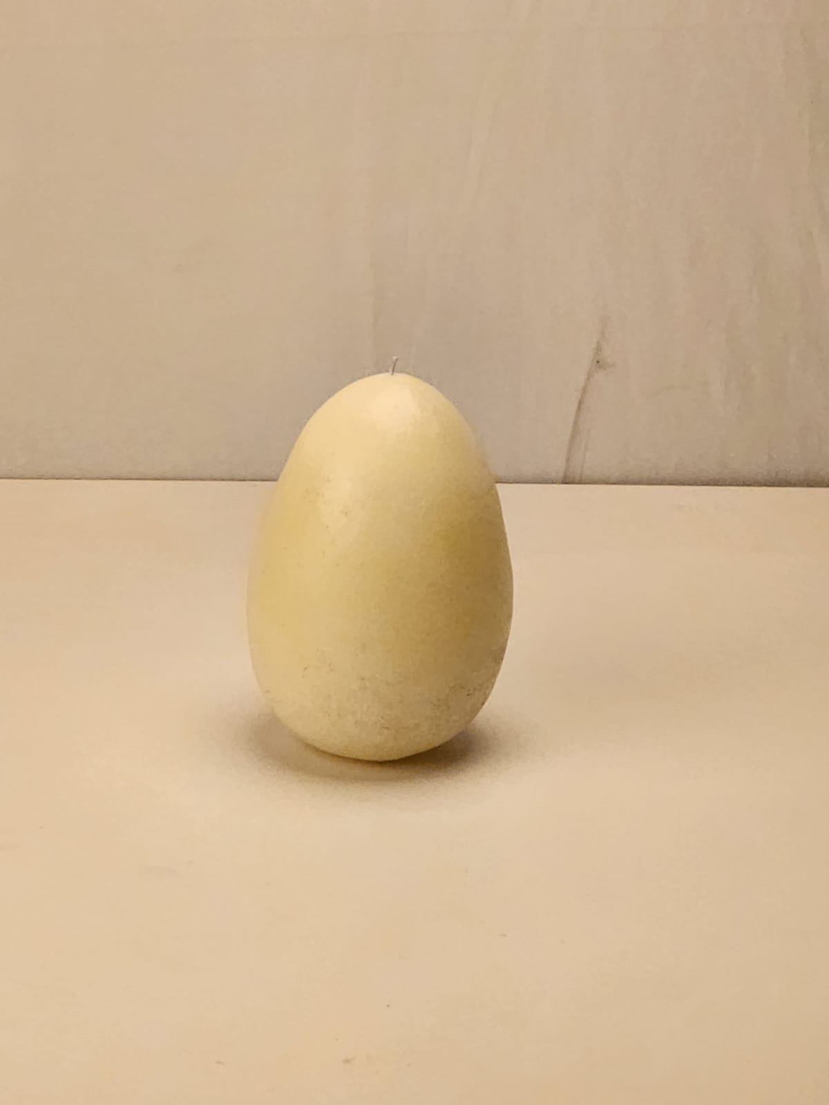 The Ivory Egg Candle